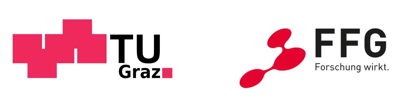 TU und FFG Logo nebeneinander